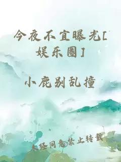 今夜不宜曝光[娛樂圈]
