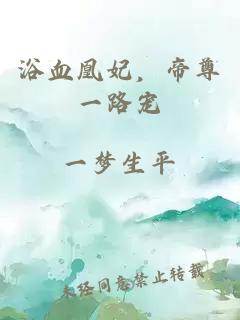 浴血凰妃，帝尊一路寵
