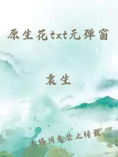 原生花txt無彈窗
