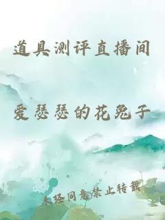 道具測評直播間
