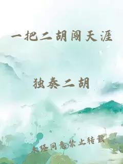一把二胡闖天涯