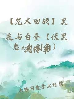 【咒術回戰】黑夜與白晝（伏黑惠x自創角）