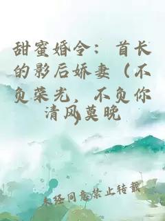 甜蜜婚令：首長的影后嬌妻（不負榮光，不負你）
