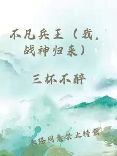 不凡兵王（我，戰神歸來）