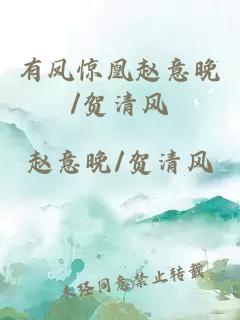 有鳳驚凰趙意晚/賀清風